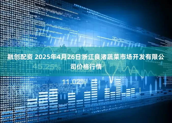 融创配资 2025年4月26日浙江良渚蔬菜市场开发有限公司价格行情